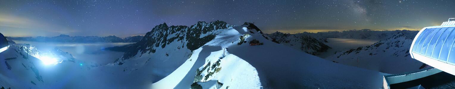 Silvretta Montafon Panorama Bahn am Hochjoch