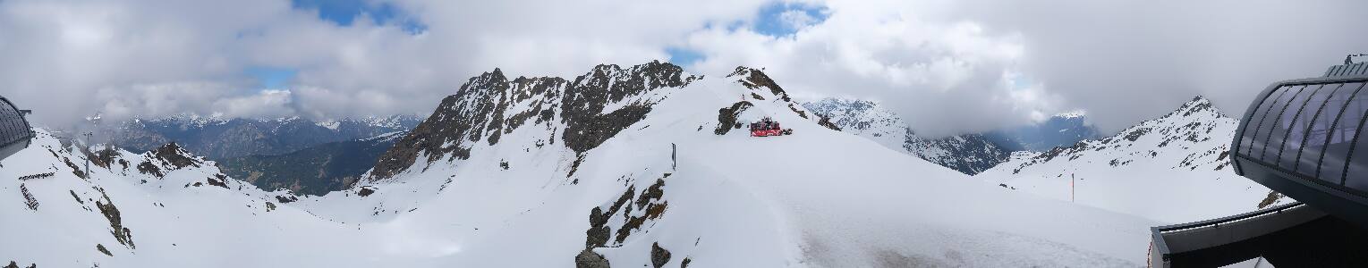Silvretta Montafon Panorama Bahn am Hochjoch