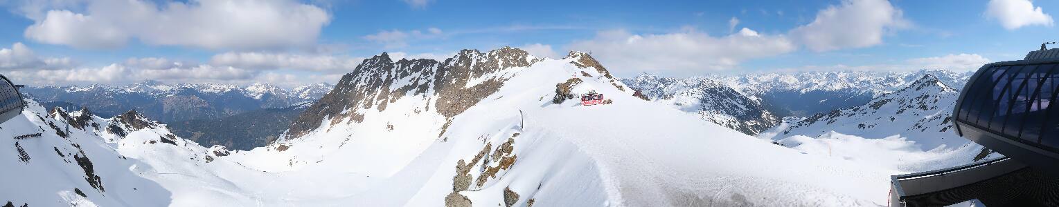 Silvretta Montafon Panorama Bahn am Hochjoch