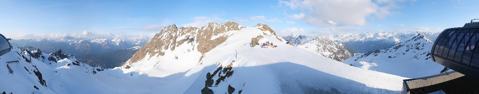 Silvretta Montafon Panorama Bahn am Hochjoch
