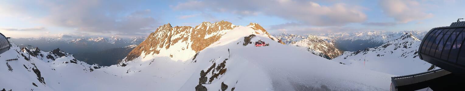 Silvretta Montafon Panorama Bahn am Hochjoch