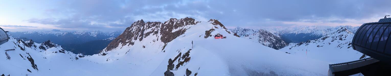 Silvretta Montafon Panorama Bahn am Hochjoch