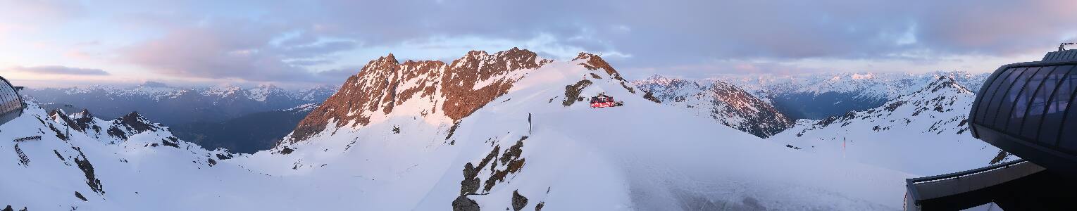 Silvretta Montafon Panorama Bahn am Hochjoch