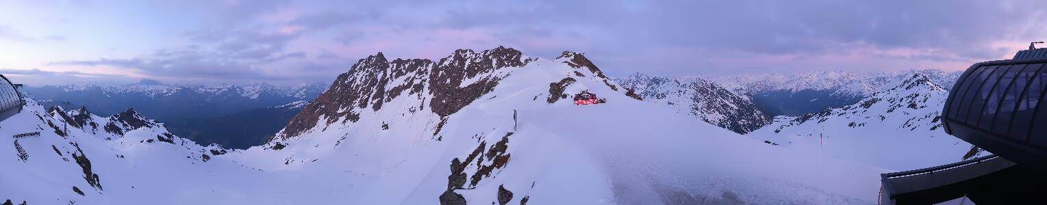 Silvretta Montafon Panorama Bahn am Hochjoch