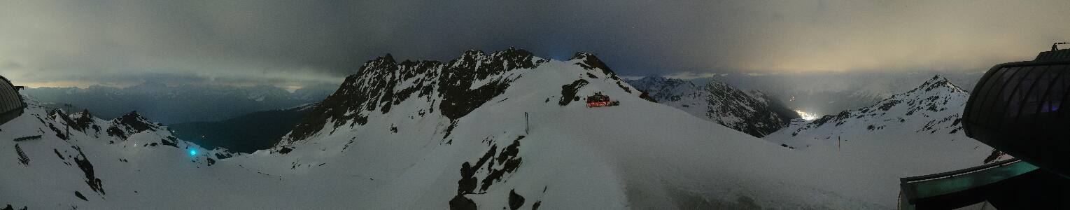 Silvretta Montafon Panorama Bahn am Hochjoch
