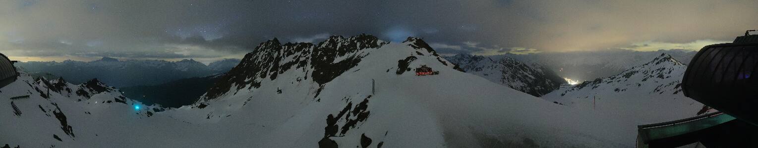 Silvretta Montafon Panorama Bahn am Hochjoch