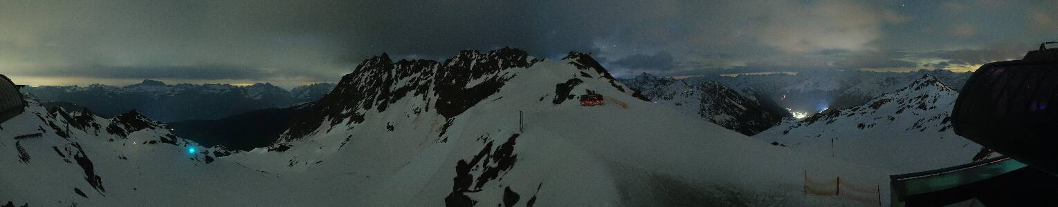 Silvretta Montafon Panorama Bahn am Hochjoch