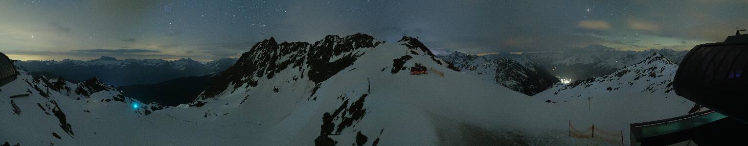 Silvretta Montafon Panorama Bahn am Hochjoch