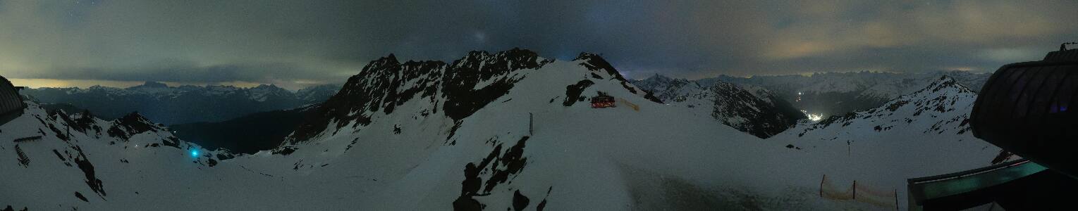 Silvretta Montafon Panorama Bahn am Hochjoch