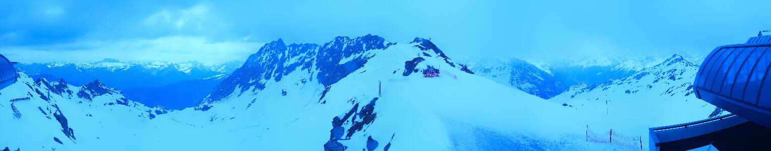 Silvretta Montafon Panorama Bahn am Hochjoch