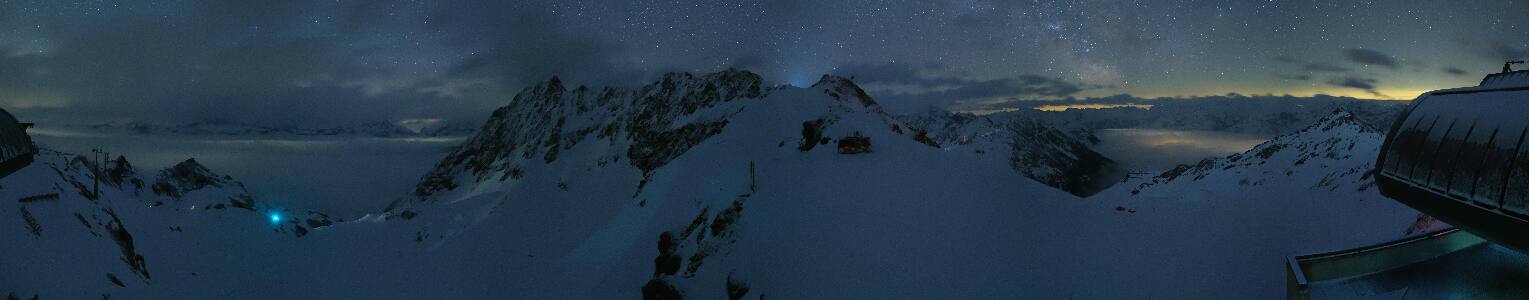 Silvretta Montafon Panorama Bahn am Hochjoch