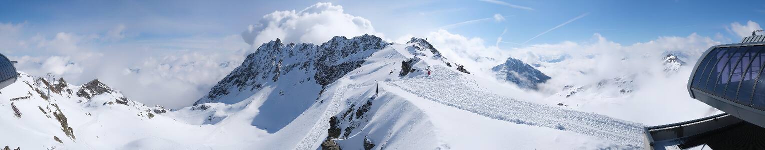 Silvretta Montafon Panorama Bahn am Hochjoch