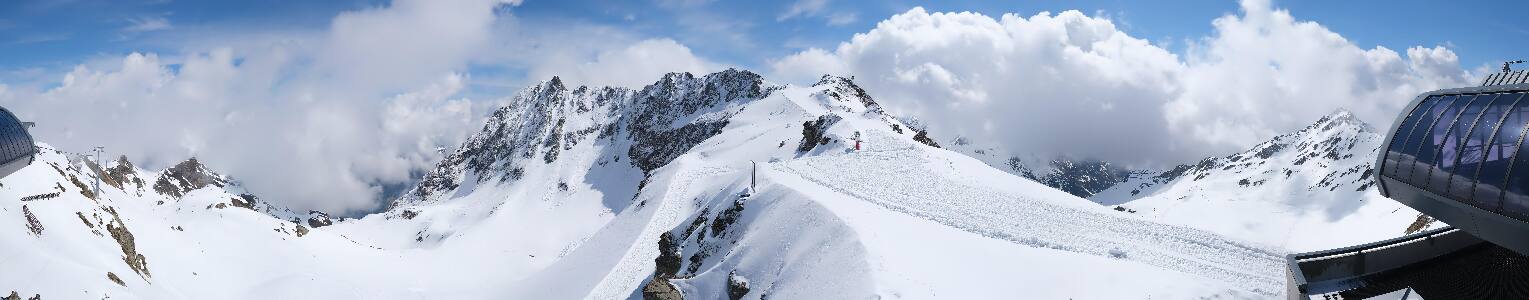 Silvretta Montafon Panorama Bahn am Hochjoch