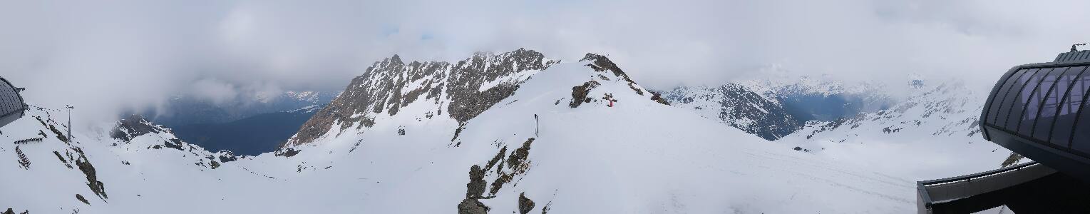 Silvretta Montafon Panorama Bahn am Hochjoch