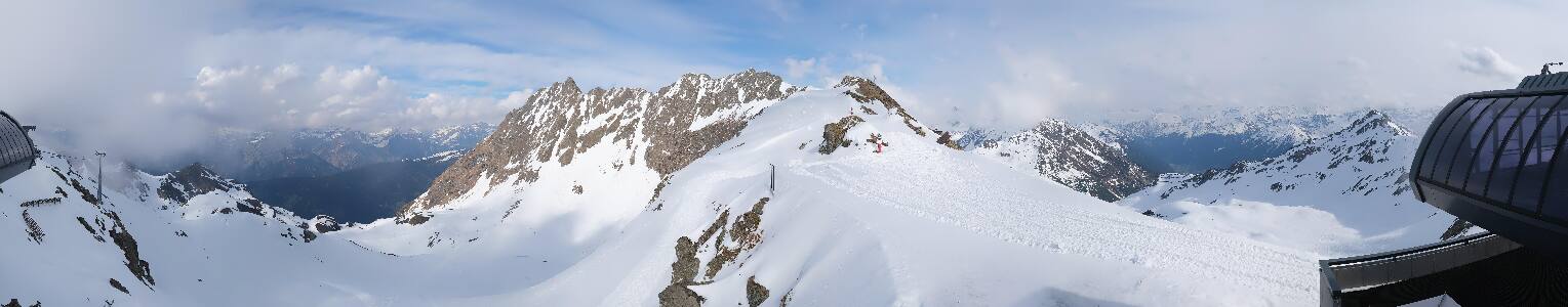Silvretta Montafon Panorama Bahn am Hochjoch