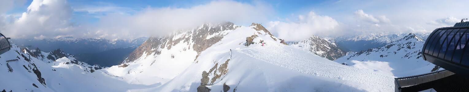Silvretta Montafon Panorama Bahn am Hochjoch