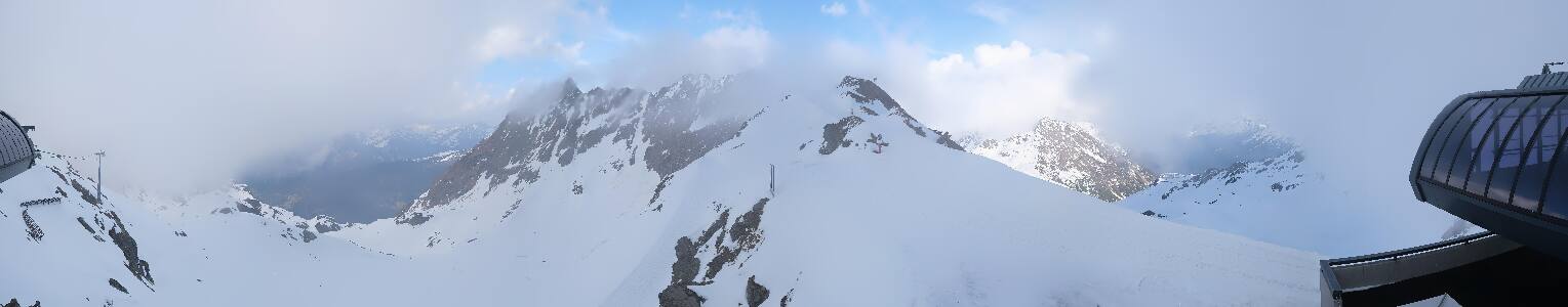 Silvretta Montafon Panorama Bahn am Hochjoch