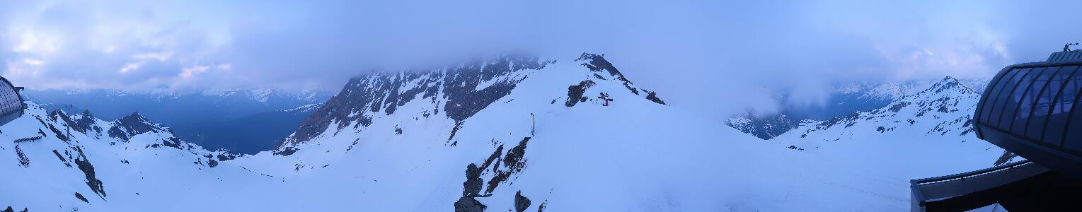 Silvretta Montafon Panorama Bahn am Hochjoch