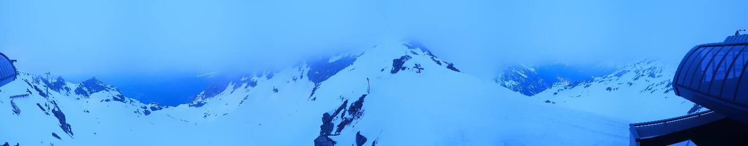 Silvretta Montafon Panorama Bahn am Hochjoch