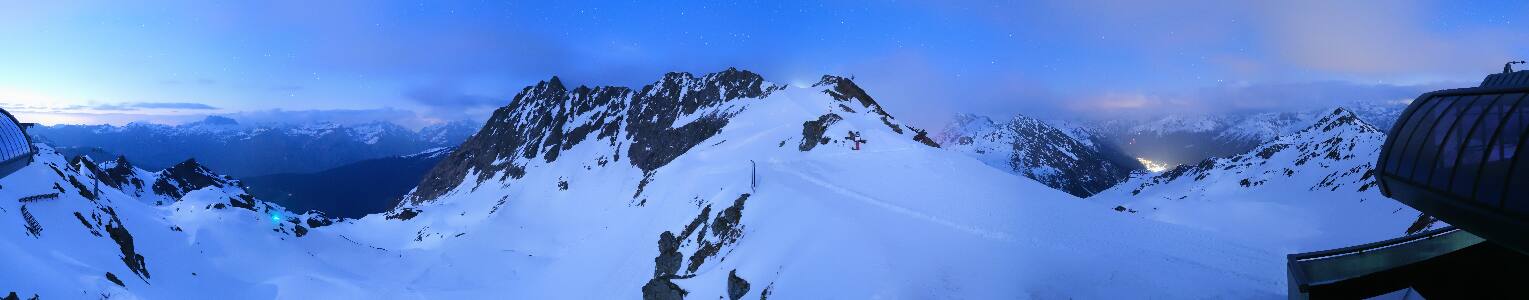 Silvretta Montafon Panorama Bahn am Hochjoch
