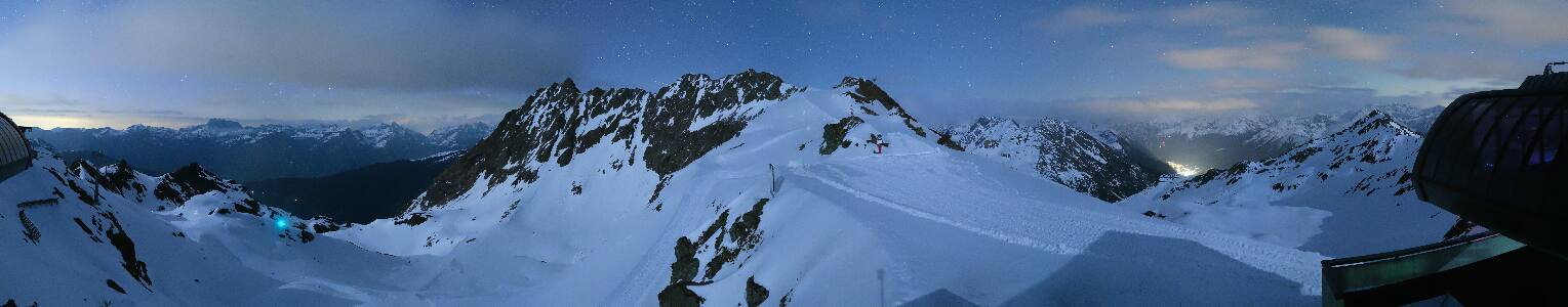 Silvretta Montafon Panorama Bahn am Hochjoch