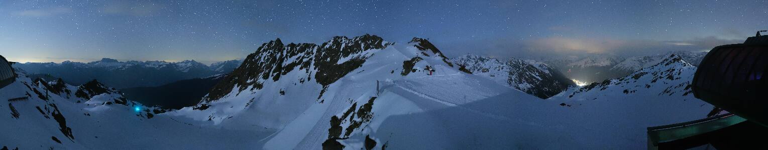 Silvretta Montafon Panorama Bahn am Hochjoch