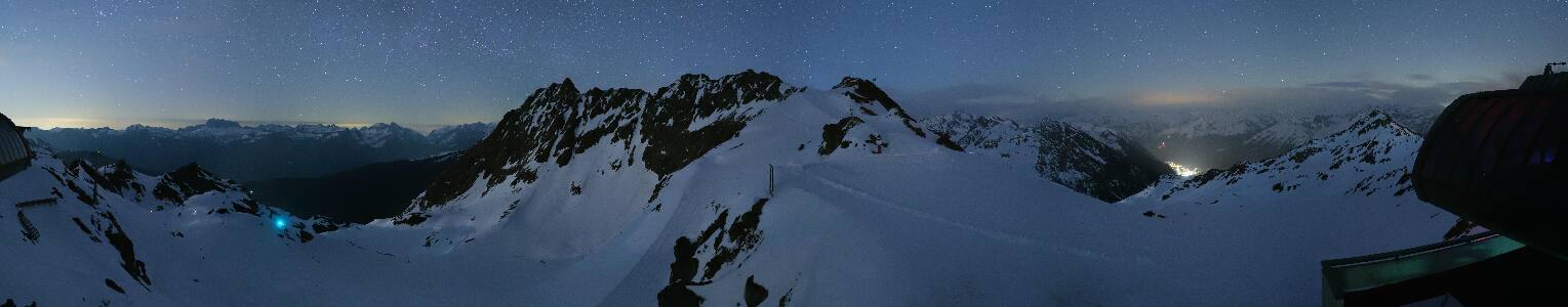 Silvretta Montafon Panorama Bahn am Hochjoch