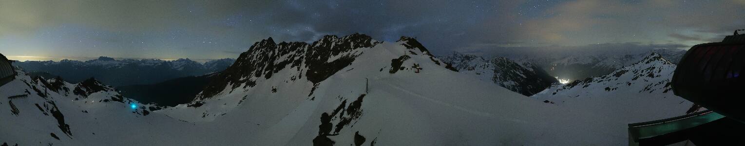 Silvretta Montafon Panorama Bahn am Hochjoch