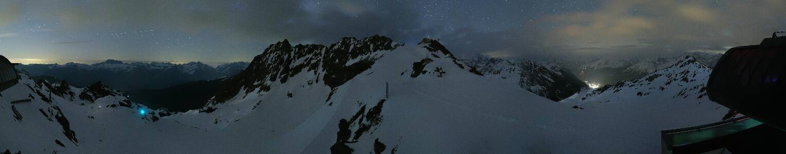 Silvretta Montafon Panorama Bahn am Hochjoch