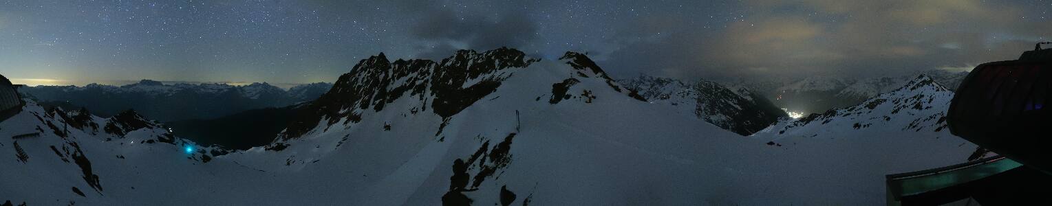 Silvretta Montafon Panorama Bahn am Hochjoch