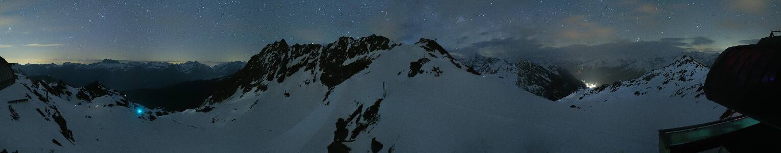 Silvretta Montafon Panorama Bahn am Hochjoch
