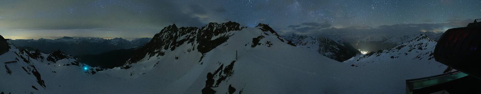 Silvretta Montafon Panorama Bahn am Hochjoch