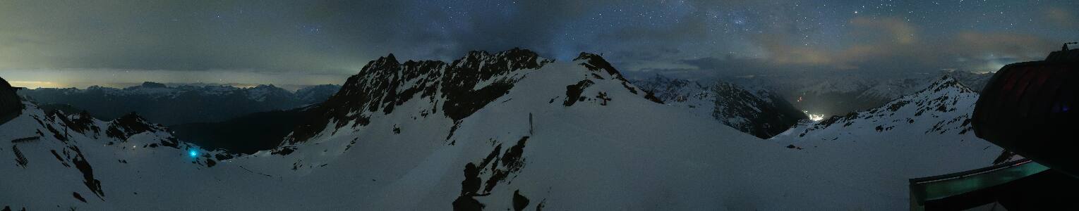 Silvretta Montafon Panorama Bahn am Hochjoch