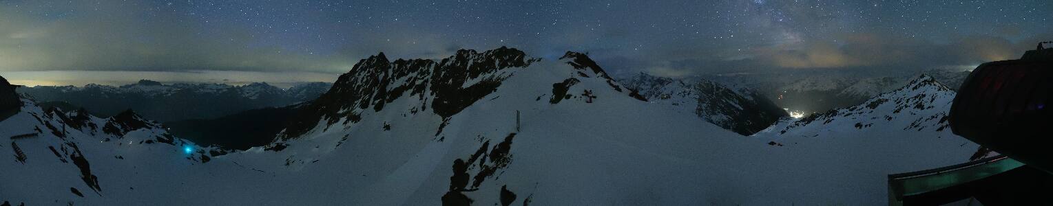 Silvretta Montafon Panorama Bahn am Hochjoch
