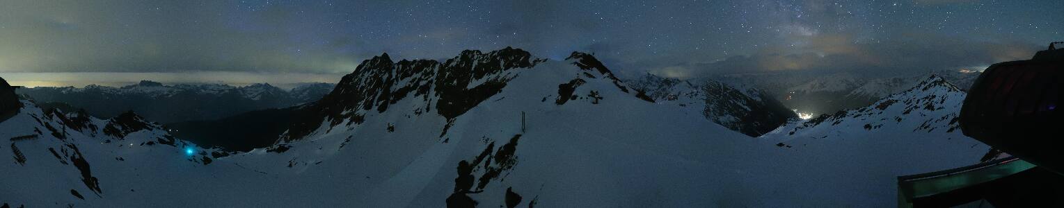 Silvretta Montafon Panorama Bahn am Hochjoch