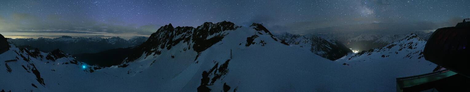 Silvretta Montafon Panorama Bahn am Hochjoch