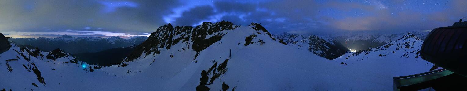 Silvretta Montafon Panorama Bahn am Hochjoch