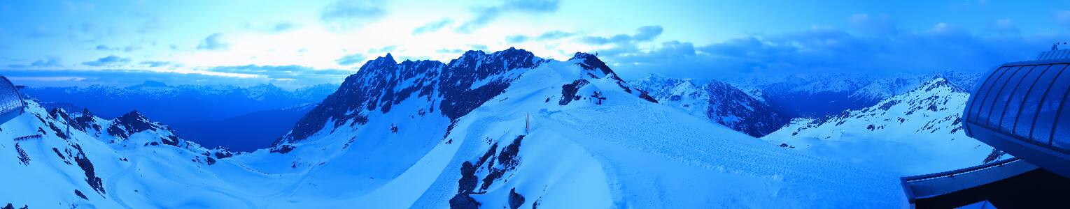 Silvretta Montafon Panorama Bahn am Hochjoch