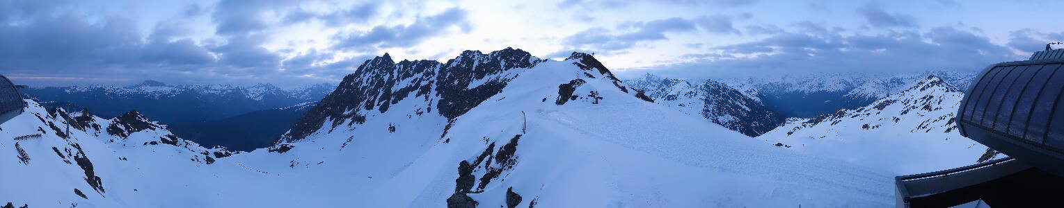 Silvretta Montafon Panorama Bahn am Hochjoch