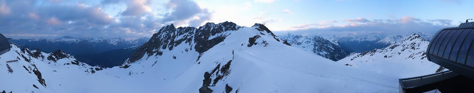 Silvretta Montafon Panorama Bahn am Hochjoch