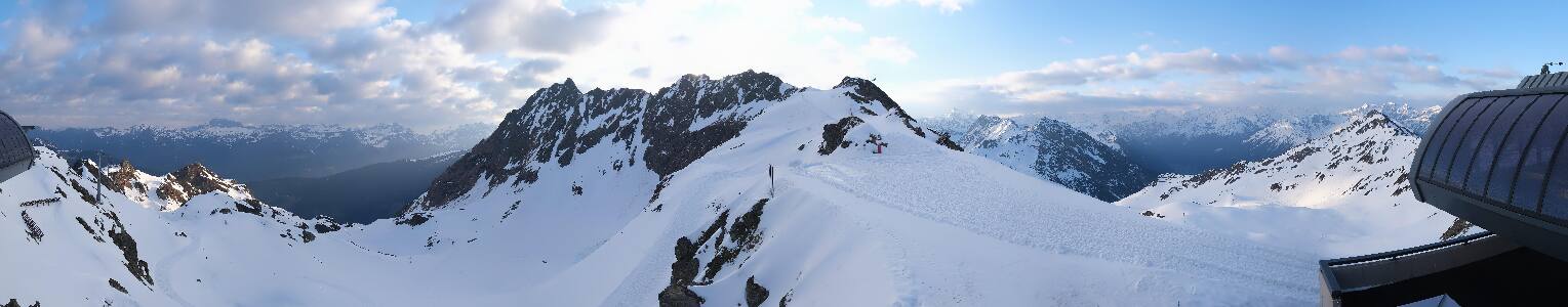 Silvretta Montafon Panorama Bahn am Hochjoch