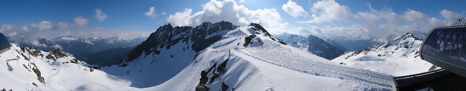 Silvretta Montafon Panorama Bahn am Hochjoch