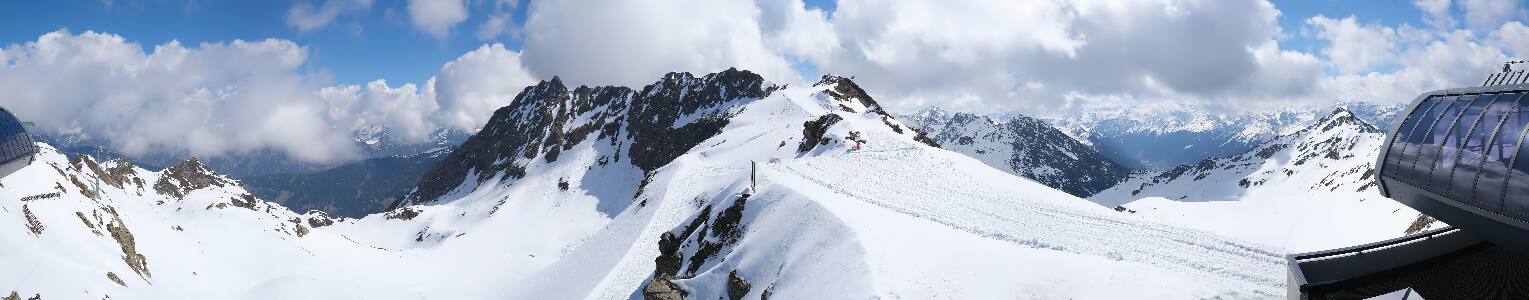 Silvretta Montafon Panorama Bahn am Hochjoch