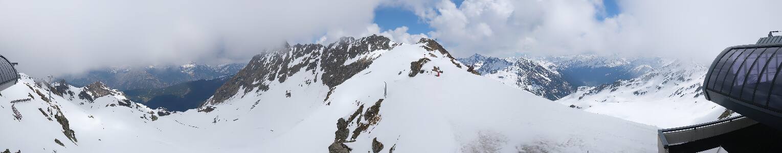 Silvretta Montafon Panorama Bahn am Hochjoch