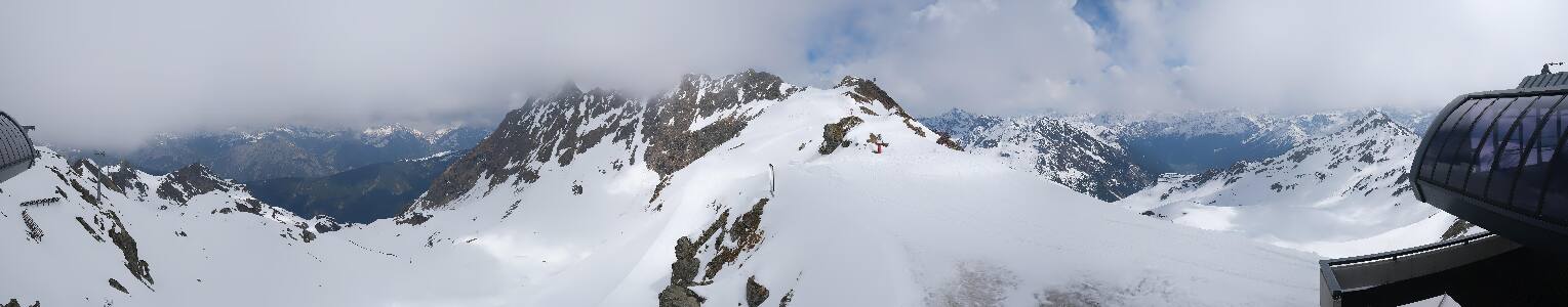 Silvretta Montafon Panorama Bahn am Hochjoch