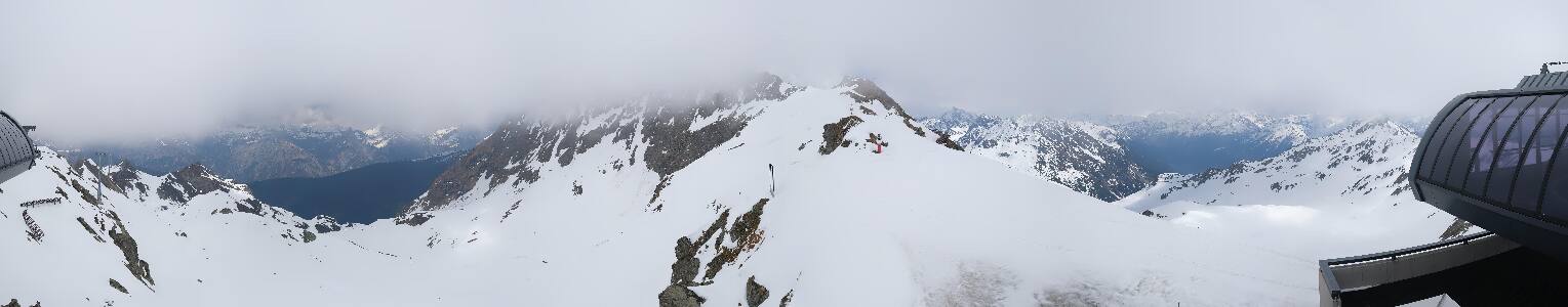 Silvretta Montafon Panorama Bahn am Hochjoch
