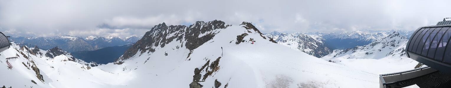 Silvretta Montafon Panorama Bahn am Hochjoch