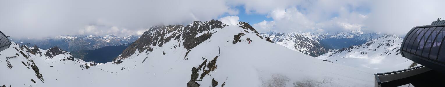 Silvretta Montafon Panorama Bahn am Hochjoch