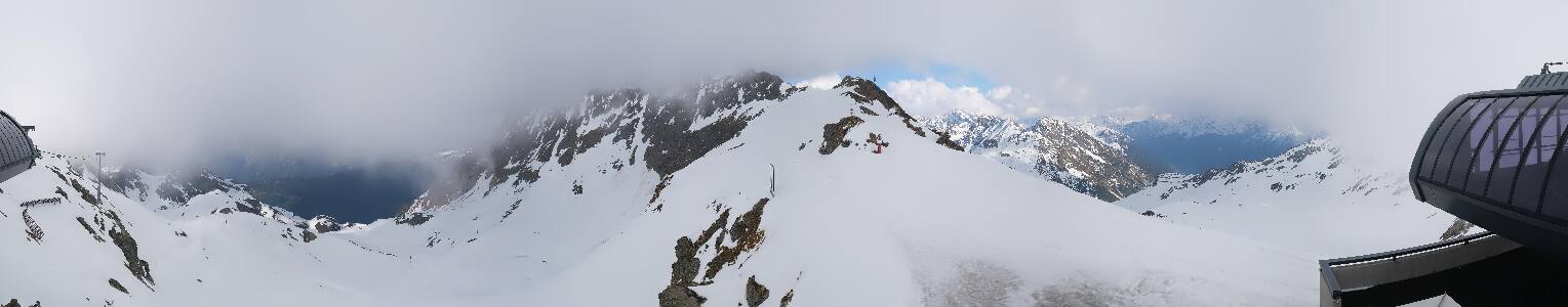 Silvretta Montafon Panorama Bahn am Hochjoch