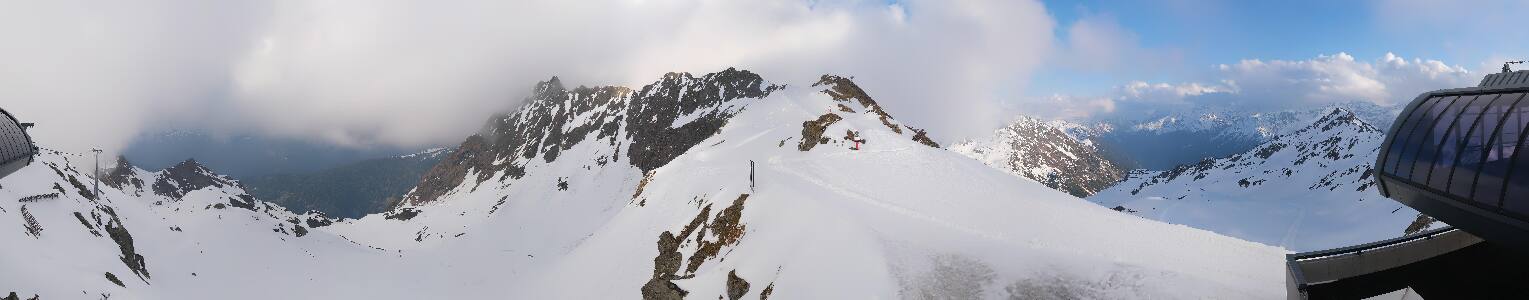 Silvretta Montafon Panorama Bahn am Hochjoch